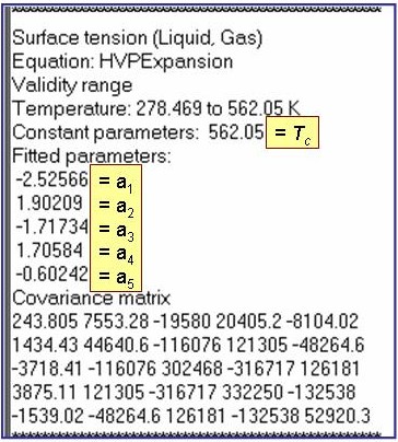 Equation Descriptions