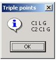 some example triple point listings: C1 L G and C2 C1 G